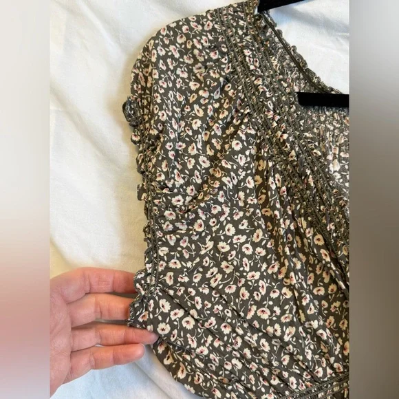 Apricot Long Boho Peasant Empire Waist Dress NWOT - Picture 4 of 11